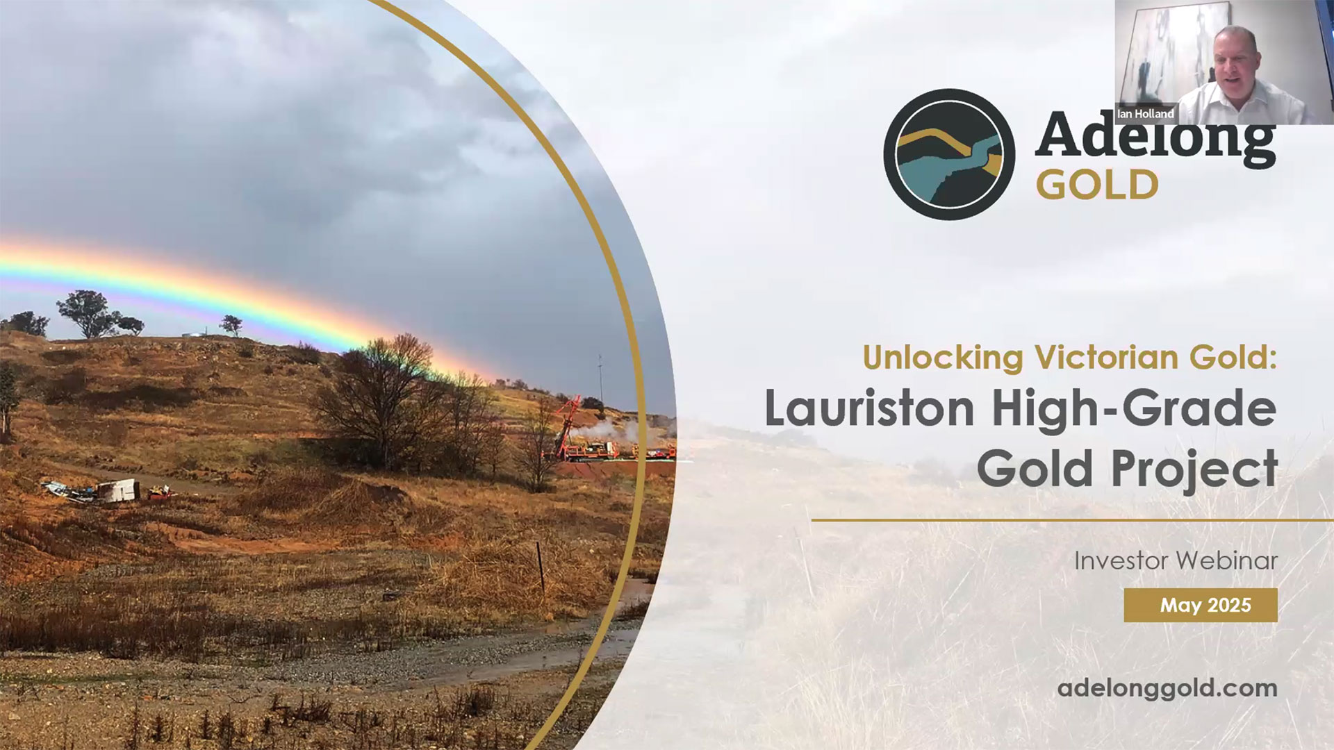 Investor Webinar – Lauriston Gold Project Acquisition